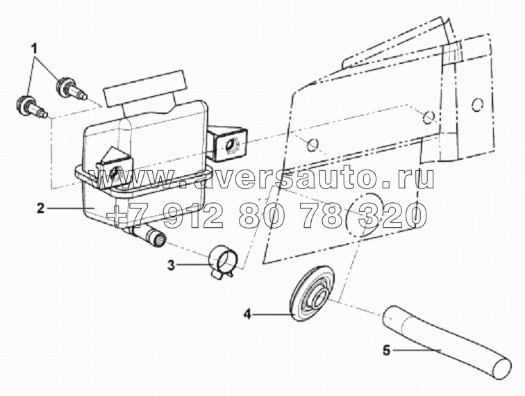 1606A-C0100 Бачок сцепления