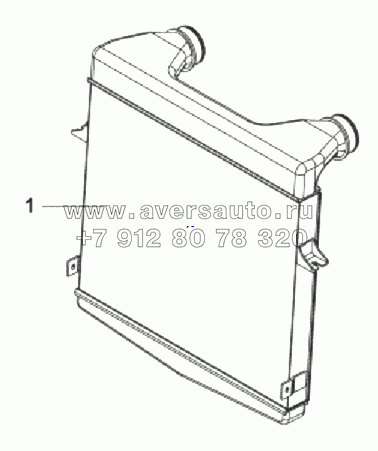 1118A1-ZB6 Промежуточный охладитель воздуха