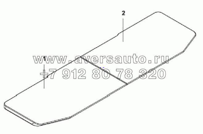 7600A-C0102 Спальная полка