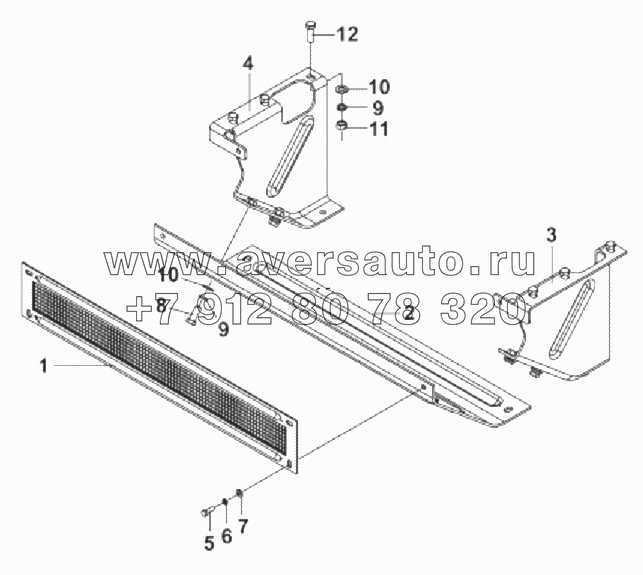 1301B-T1400 Защита радиатора