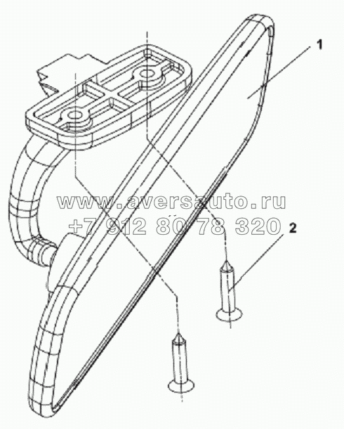 8201E-C0100 Внутреннее зеркало заднего вида