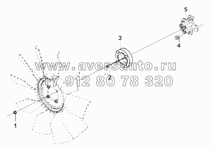 1308B1-ZB7C Крепление вентилятора