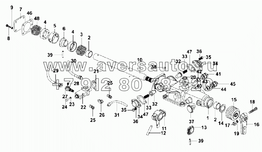 RT-11509G-07 Механизм управления в сборе