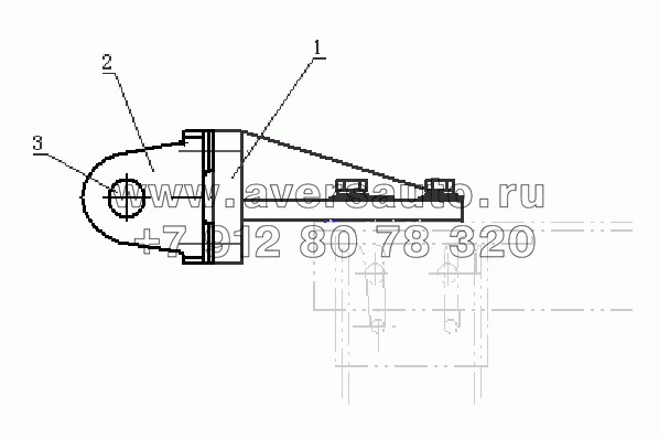 2806A5-26 Передняя буксирная петля