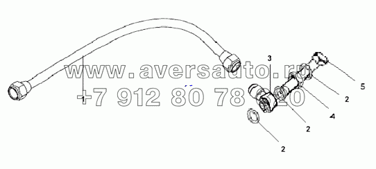 1104A-T2201 Трубопровод системы питания