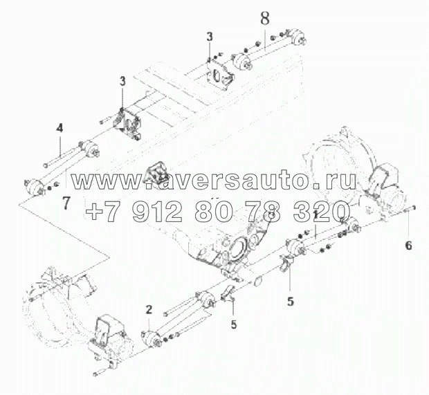 2931B-T1400 Реактивные штанги