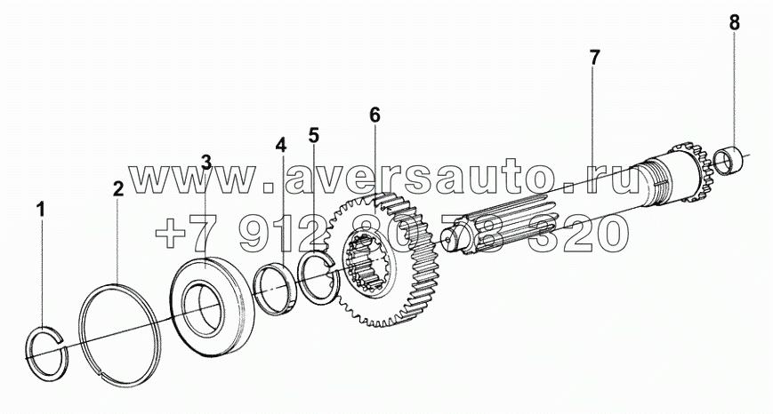 1700020-K20R0-04 Блок первичного вала в сборе