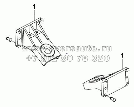 1001G-T2200 Группа передней подвески двигателя-рама сварно-клепальная