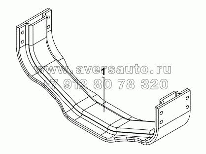 2801F-K2000 Комплект поперечины - балка