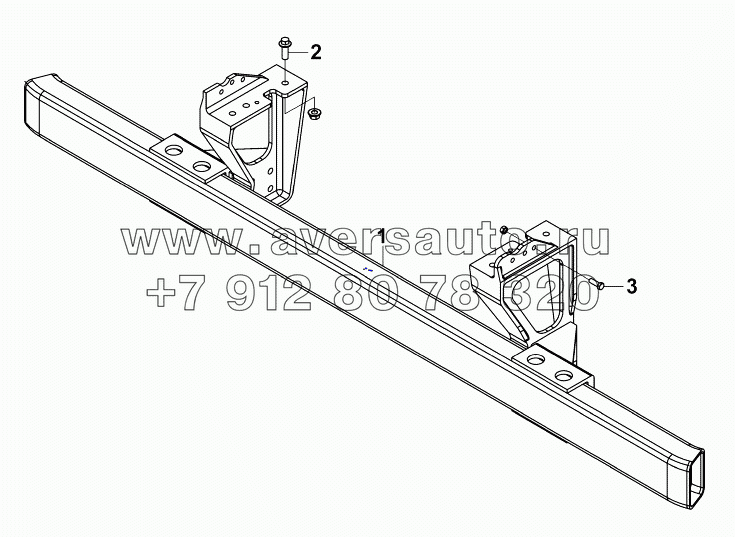 2809E-K50R0 Блок передней нижней защитной установки