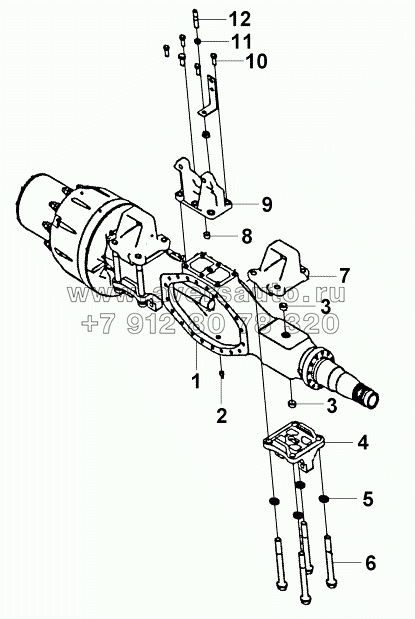 2400010-K20R4-02 Картер заднего моста