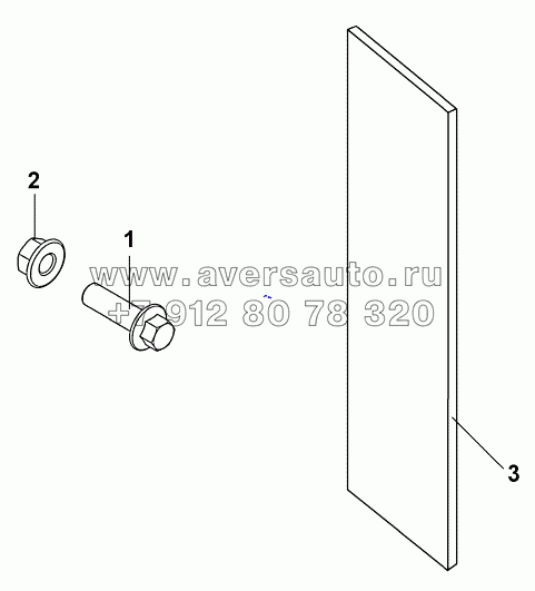 3105A-K18A0 Кронштейн запасного колеса