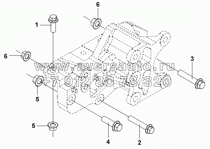 3401B-K3600 Монтажный комплект рулевого механизма