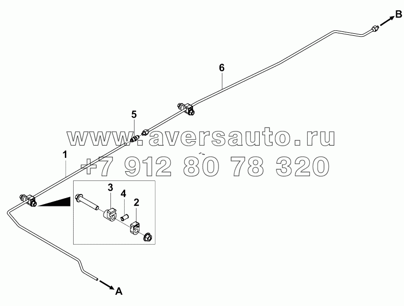 1606D-K21R0 Группа стальных труб сцепления - укомплектованная машина