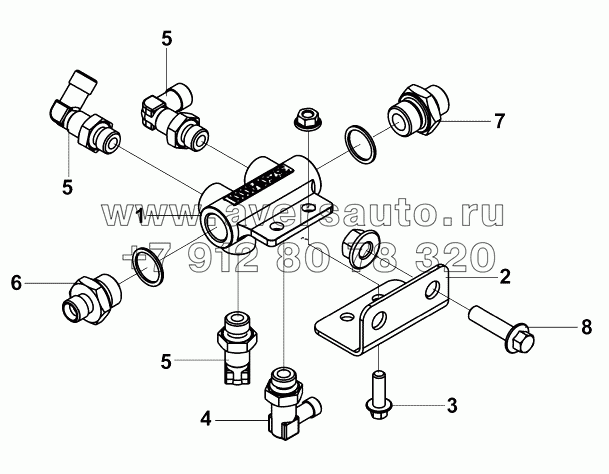 3525B-K21R1 Фитинг