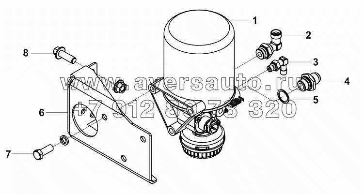 3543A-K21R0 Блок воздухоосушительной установки