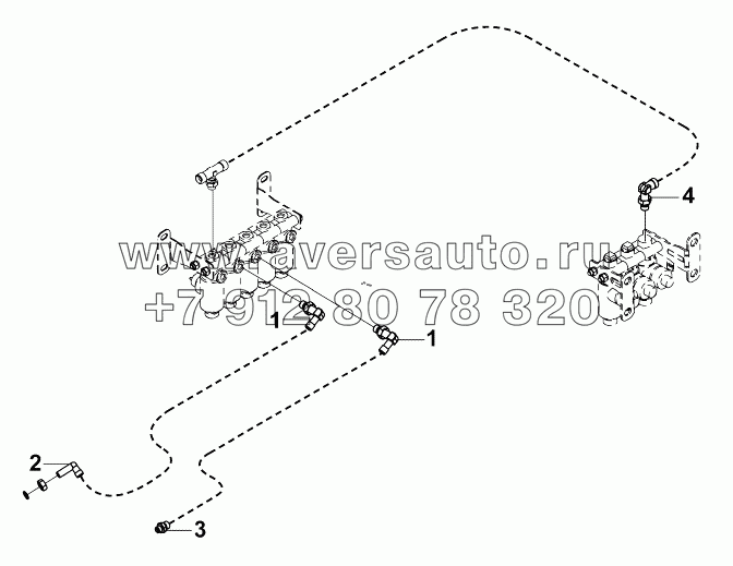 4205B-K21R0 Орган управления механизмом отбора мощности