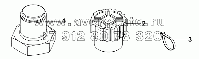 3839A-KX100 Блок детекторного устройства уровеня воды - заглушка