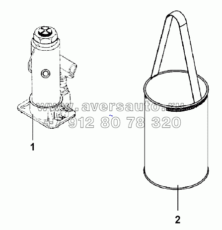 3919C-T0800 Комбинированный домкрат