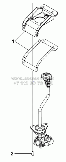 1703C5-ZD2A Контрольная опора коробки передач