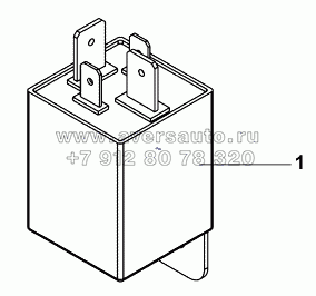 3734V-C0100 Комплект реле нагрева топливного фильтра грубой очистки