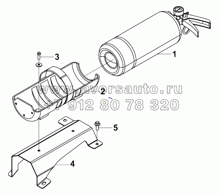 3910A-C1100 Огнетушитель