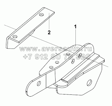 5003B-C0100 Монтажный блок опрокидывающего маслонасоса-кабина водителя