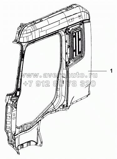 5401A-C0100 Блок сварки левой стенки