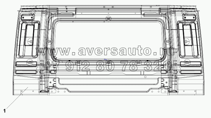 5601A-C0100 Блок сварки задней стенки