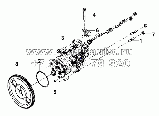 FP90238 Монтажный узел топливного насоса