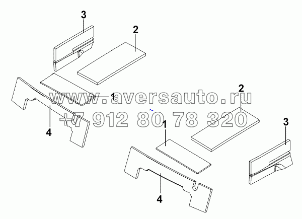 5710B-C0102 Теплоизоляционная и звуконепроницаемая группа верхней крышки