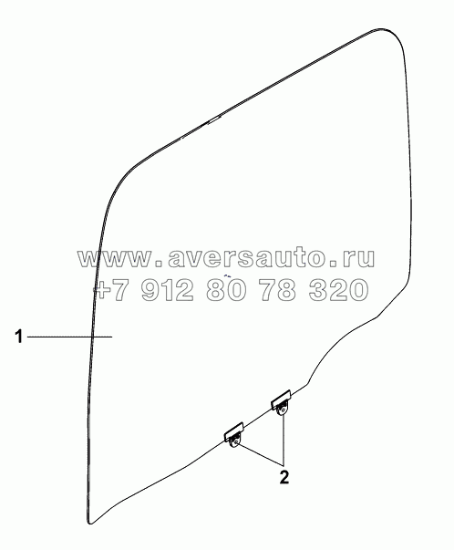 6103A-C0100 Окно левой двери