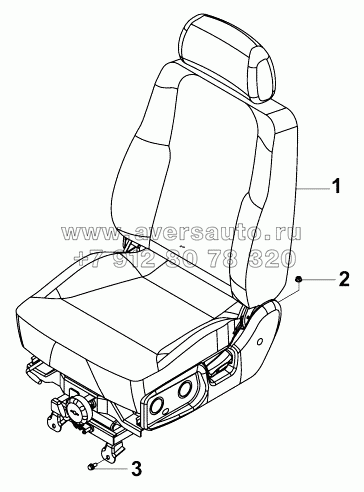 6800A-C0104 Водительское сиденье