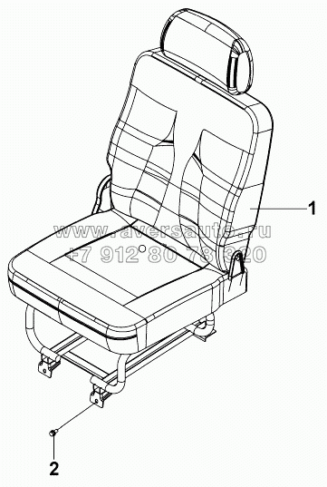 6900A-C0104 Пассажирское сиденье