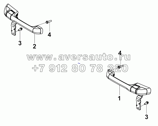 8211A-C0100 Комплект наружного подручника