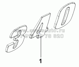 5001C-C0105 Группа наружной бирки кабины водителя - 340PS