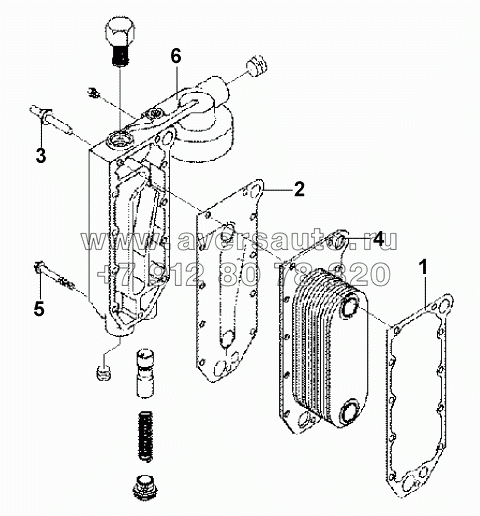 LC9765 Масляный радиатор