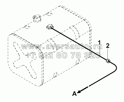 1104C-K21R0 Группа обратной магистрали топливного масла