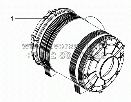 1109A-T3800 Воздушный фильтр