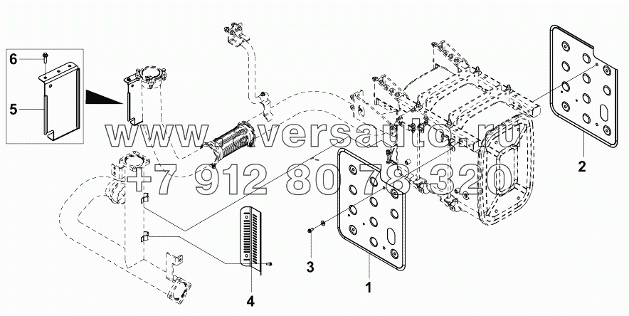 1204A-K20R1 Теплоизоляционный комплект воздуховыпускной системы