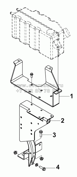 1311B-T12H0 Монтажный комплект расширительного бачка