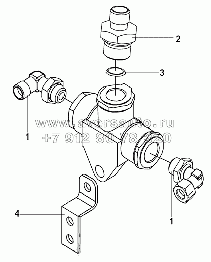 Two way valve assembly