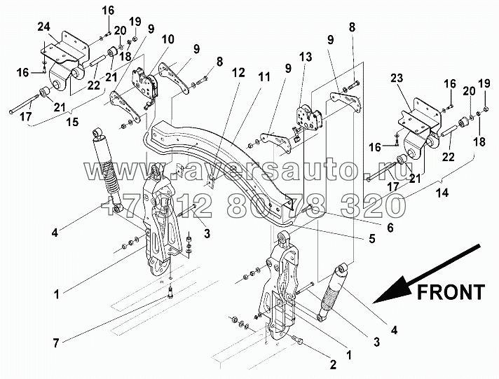 Cab Rear mounting Group