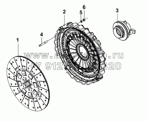 1601A-T0500 Блок сцепления