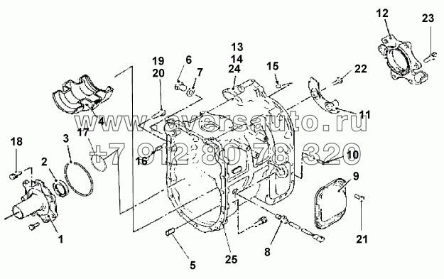 ZB7C0-DC12J-06 Корпус КПП