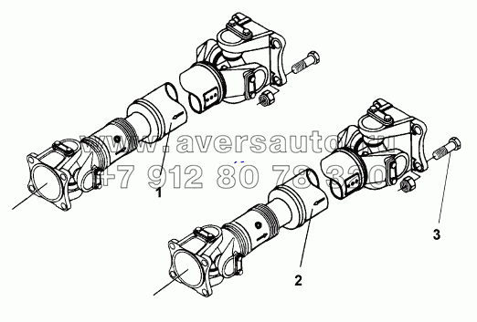 2201A-T0400 Карданный вал