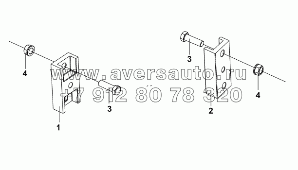 1001J-T0500 Вспомогательная подвеска двигателя