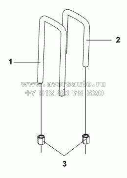 2901B3-ZB6 Стремянка рессоры