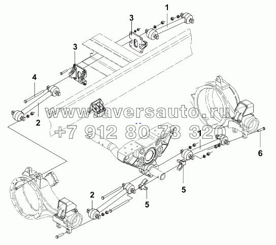 2931B-ZB700 Реактивная штанга