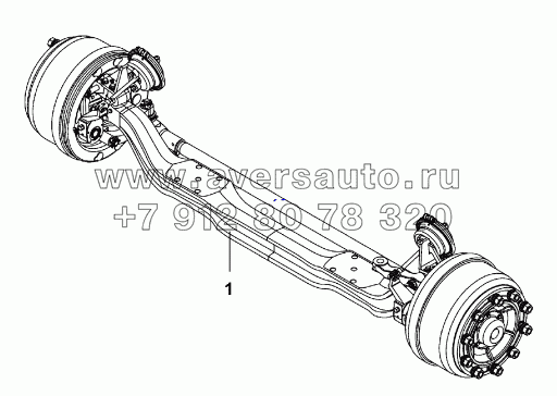 3000010-T0500 Передний мост в сборе